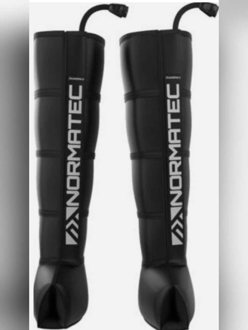 Nike Normatec Legs Compression Boots in Black and White